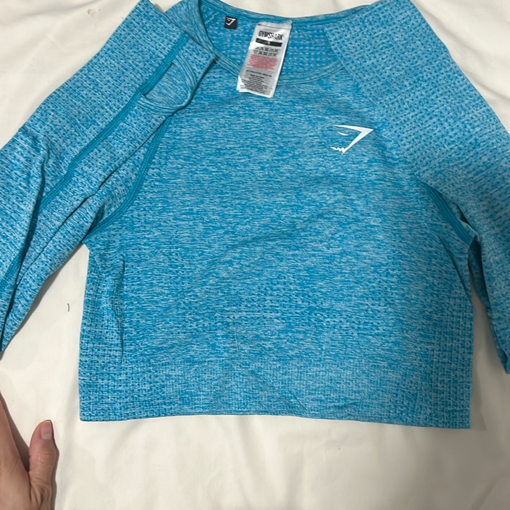 Gymshark crop top workout top, never worn